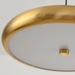 Suspension à trois têtes, lampe suspendue ronde
