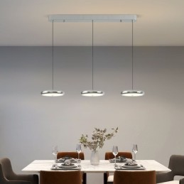 Plafonnier à trois têtes