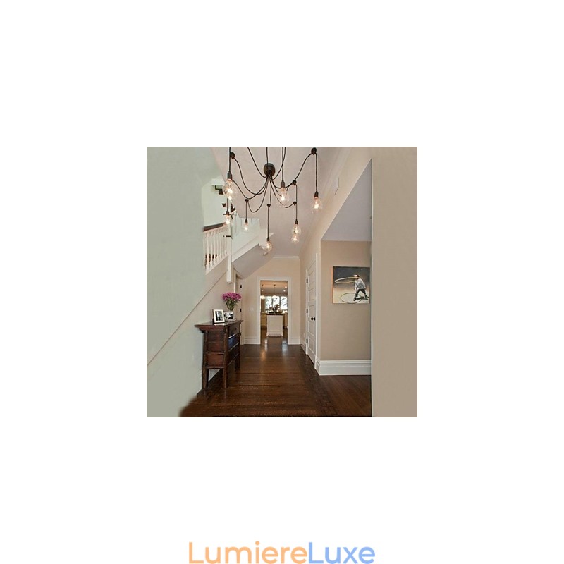 Lustre à ampoules de style rural contracté d'Amérique du Nord