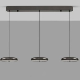 Plafonnier à trois têtes