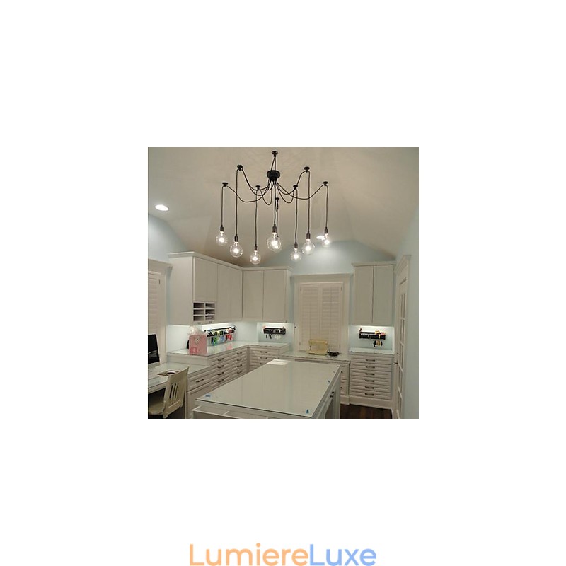 Lustre à ampoules de style rural contracté d'Amérique du Nord