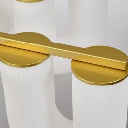Lustre en U de style crème français