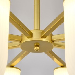 Lustre en U de style crème français