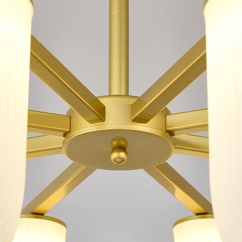 Lustre en U de style crème français