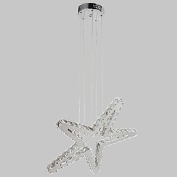Lustre traditionnel classique en métal chromé