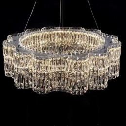 Plafonnier en cristal, luminaire décoratif moderne et simple