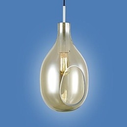 Lustre 1 lumière simple, moderne et artistique