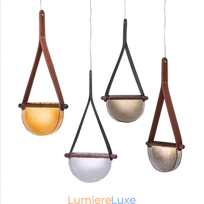 Suspension moderne minimaliste en verre