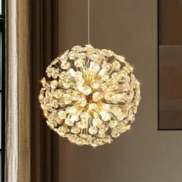 Plafonnier moderne minimaliste en fer galvanisé, motif tournesol