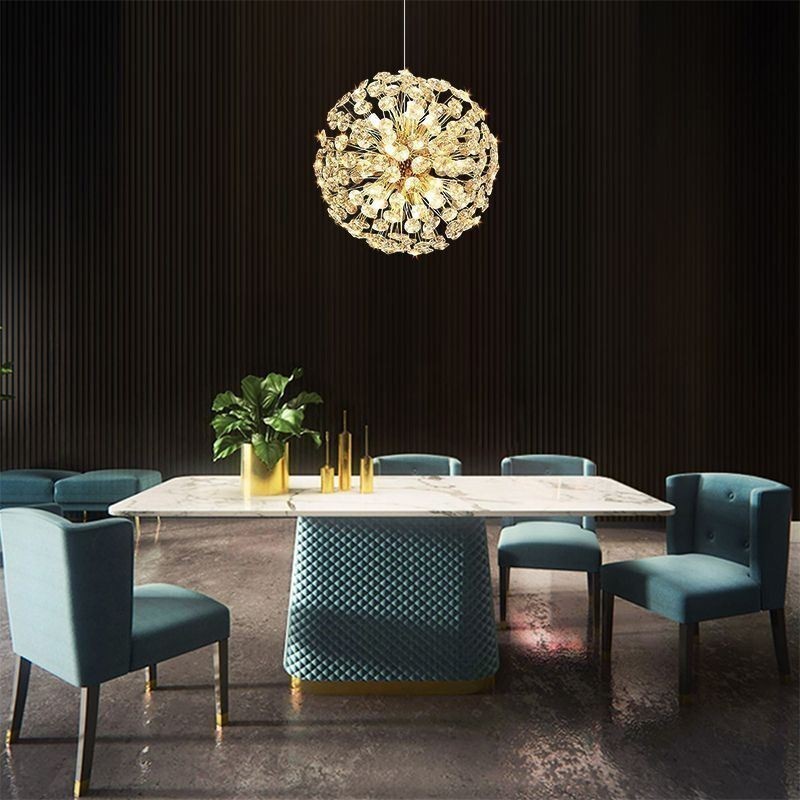 Plafonnier moderne minimaliste en fer galvanisé, motif tournesol