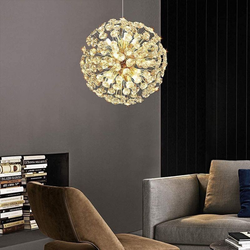 Plafonnier moderne minimaliste en fer galvanisé, motif tournesol