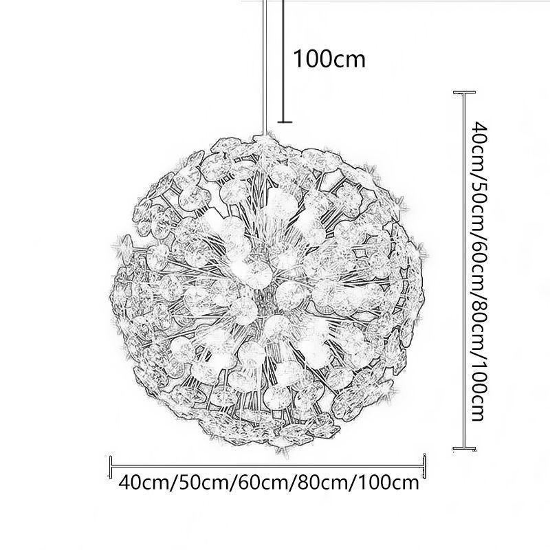 Plafonnier moderne minimaliste en fer galvanisé, motif tournesol