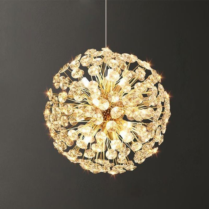 Plafonnier moderne minimaliste en fer galvanisé, motif tournesol