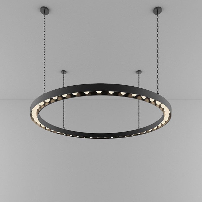 Suspension américaine rétro en fer forgé, luminaire décoratif de plafond