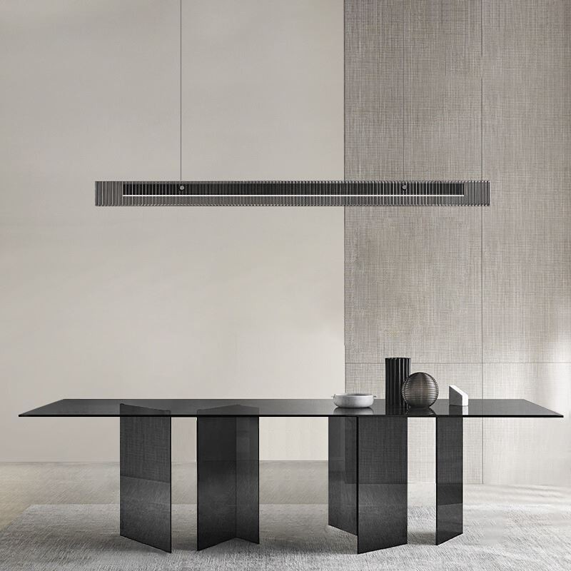 Suspension 100 cm en verre, intensité variable en continu, avec télécommande