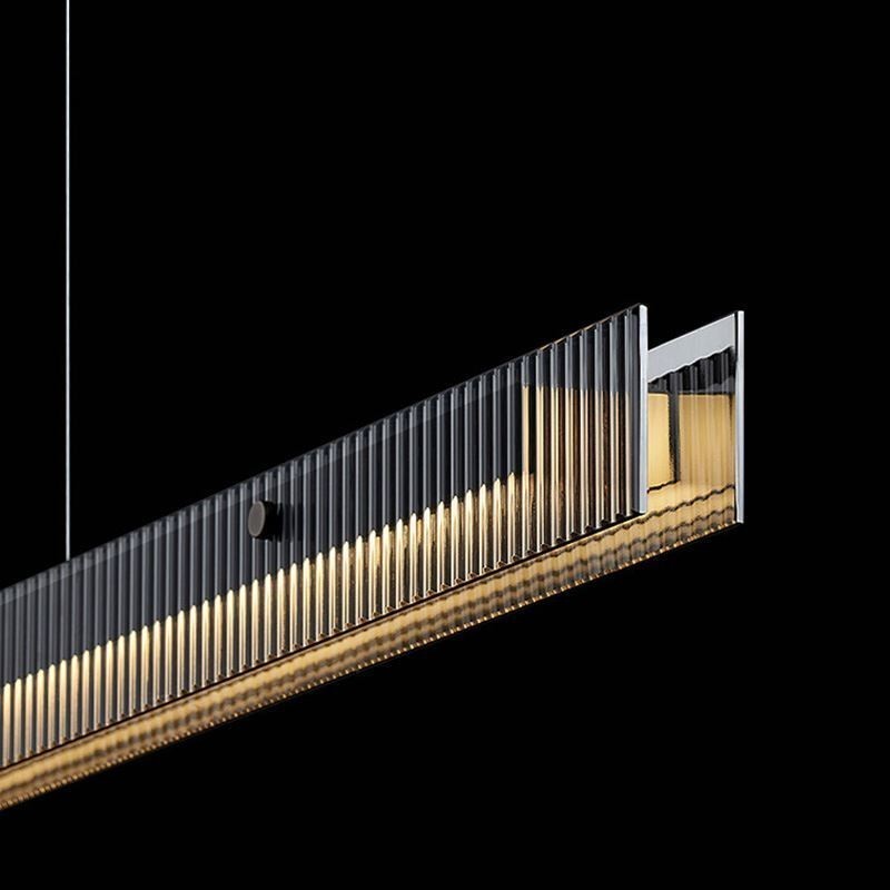 Suspension 100 cm en verre, intensité variable en continu, avec télécommande