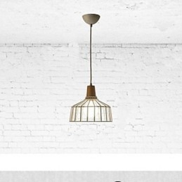 Lustre en métal éclairage simple