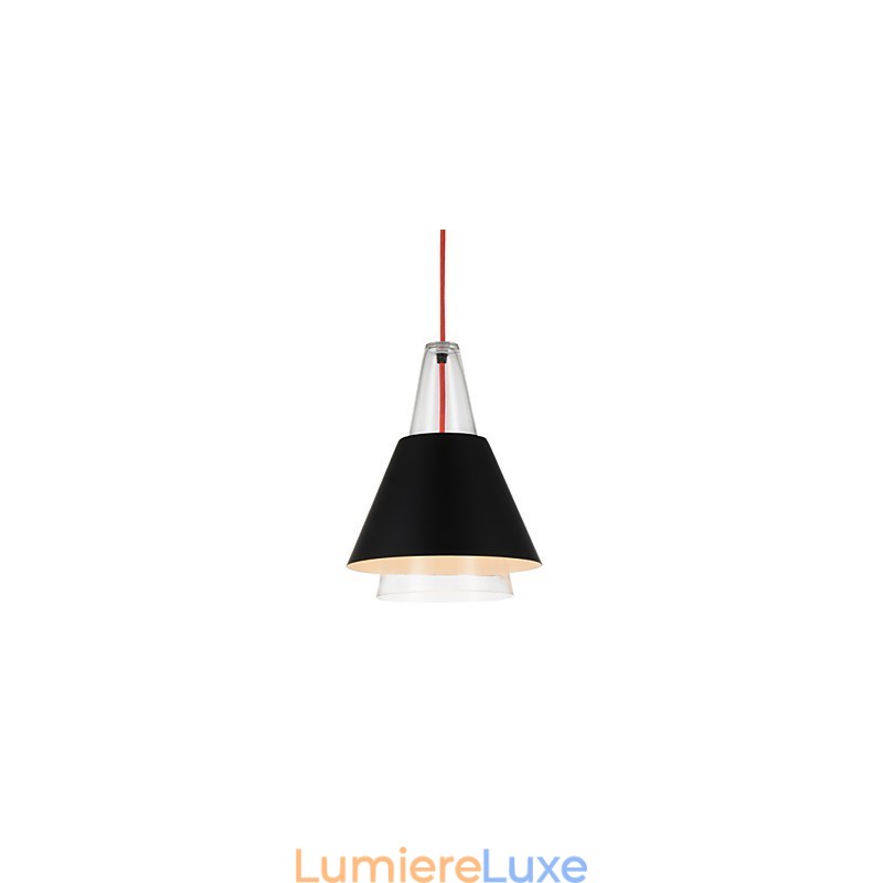 Lustre en verre peint contemporain moderne