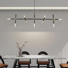 Suspension simple et créative, plafonnier blanc chaud, lampe combinée DIY