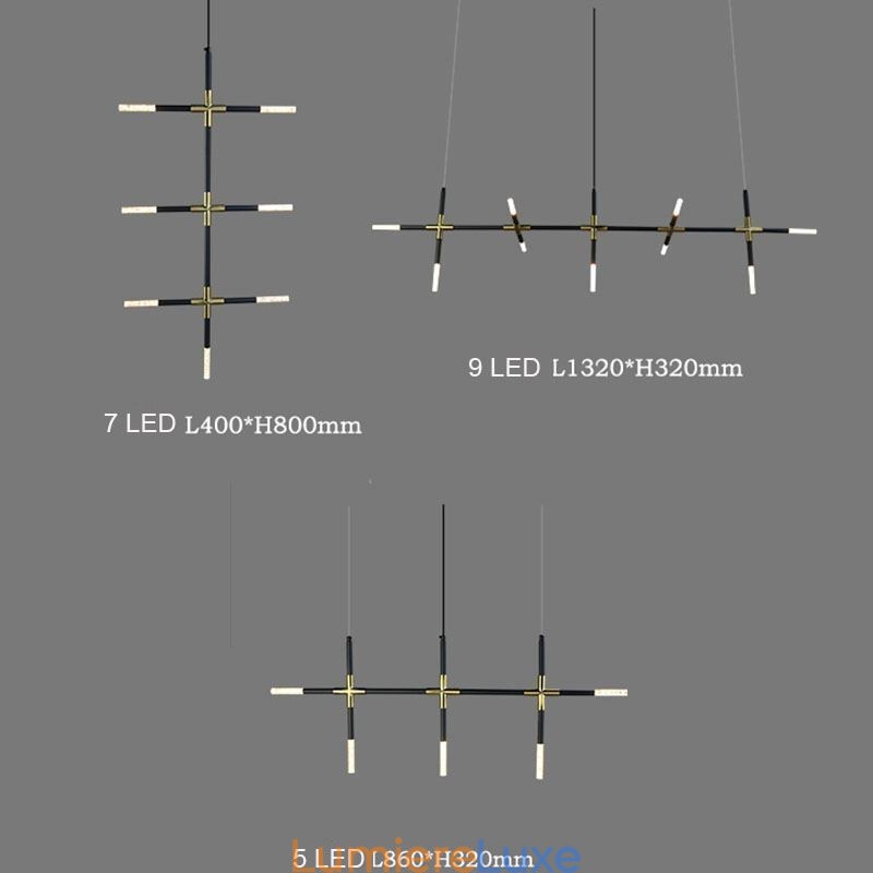 Suspension simple et créative, plafonnier blanc chaud, lampe combinée DIY