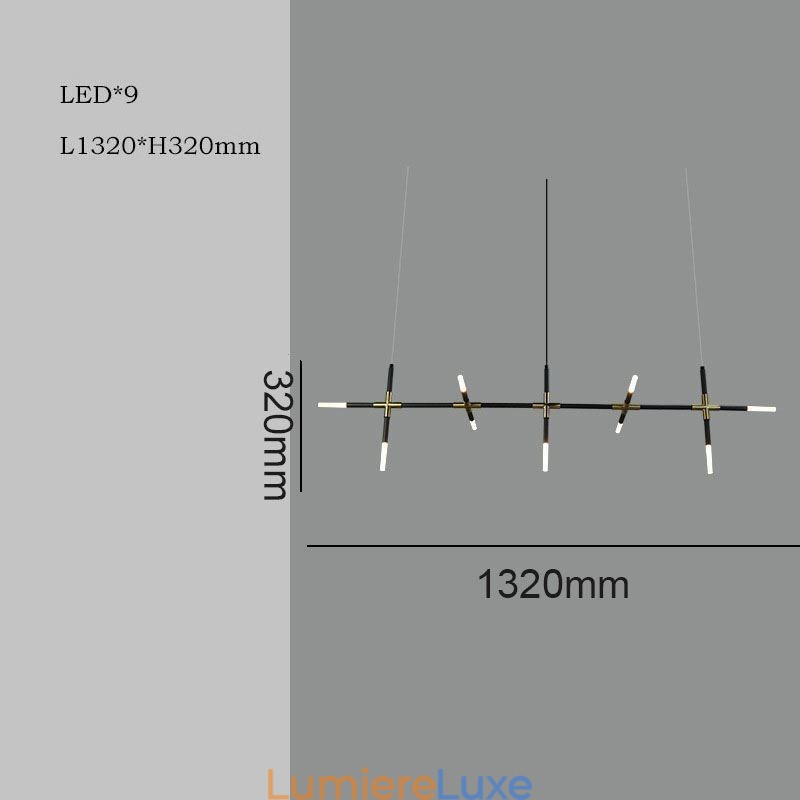 Suspension simple et créative, plafonnier blanc chaud, lampe combinée DIY