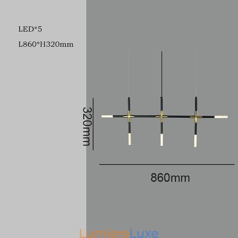 Suspension simple et créative, plafonnier blanc chaud, lampe combinée DIY