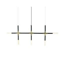 Suspension simple et créative, plafonnier blanc chaud, lampe combinée DIY