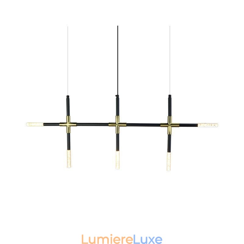 Suspension simple et créative, plafonnier blanc chaud, lampe combinée DIY