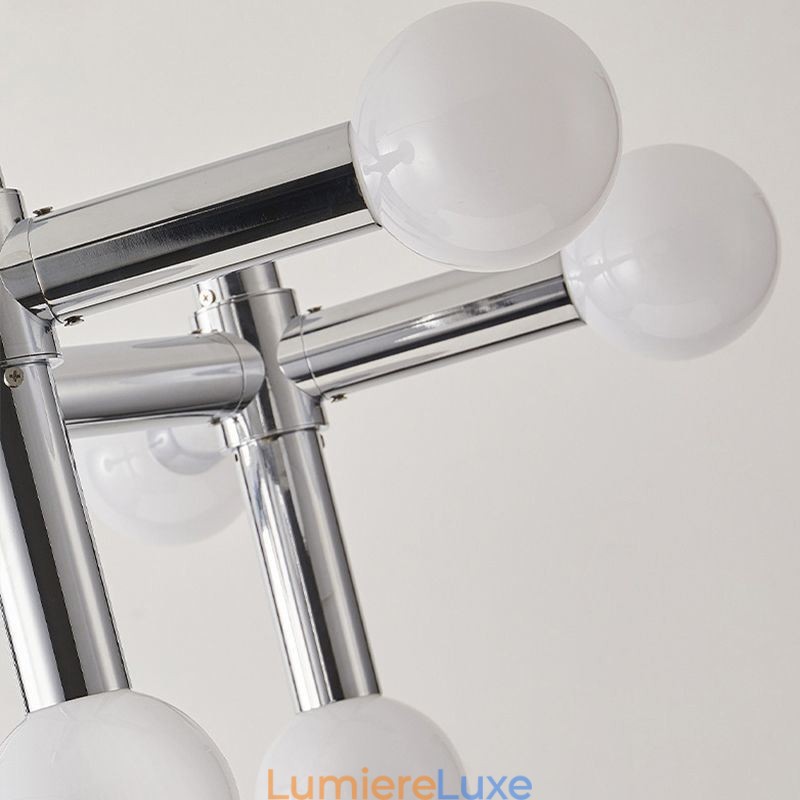 Suspension simple en fer forgé Magic Beans Molecule Plafonnier