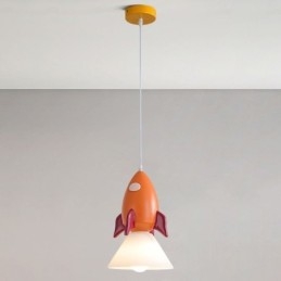 Suspension minimaliste en fer forgé Moon Landing Petit plafonnier