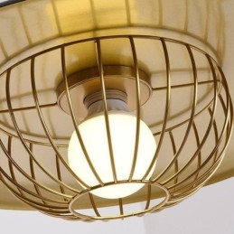 Suspension nordique créative en fer forgé avec disque