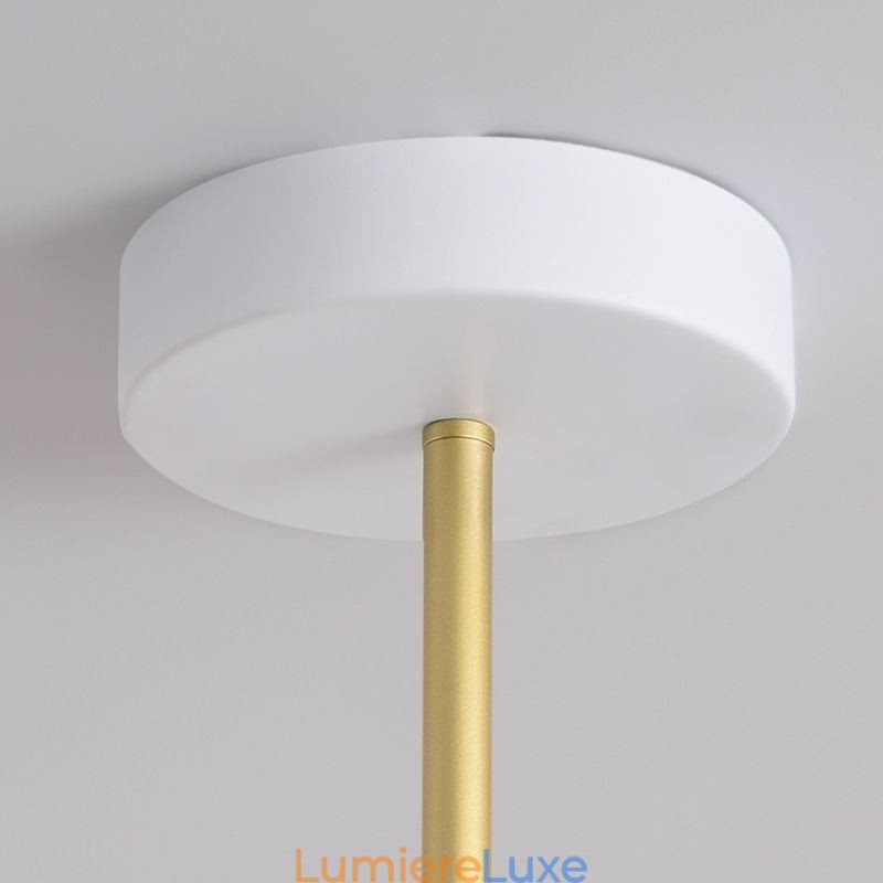 Suspension nordique créative G9 en fer forgé avec disque