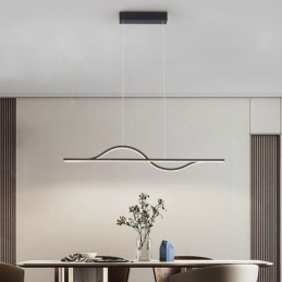 Lampe suspendue élégante en aluminium Art Wave