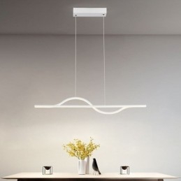Lampe suspendue élégante en aluminium Art Wave
