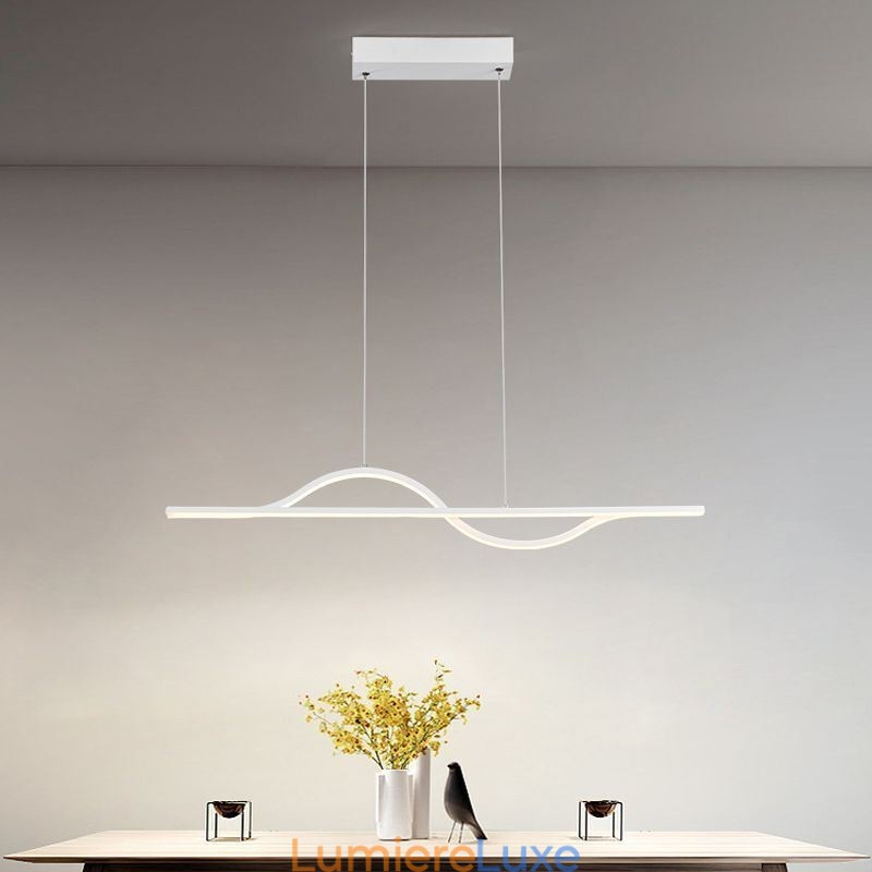 Lampe suspendue élégante en aluminium Art Wave