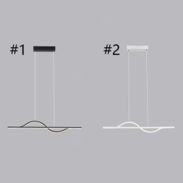 Lampe suspendue élégante en aluminium Art Wave