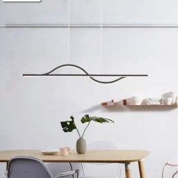 Lampe suspendue élégante en aluminium Art Wave