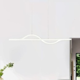 Lampe suspendue élégante en aluminium Art Wave