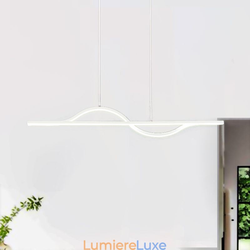 Lampe suspendue élégante en aluminium Art Wave