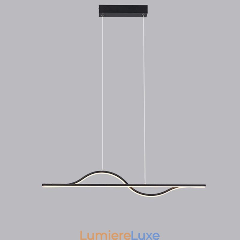 Lampe suspendue élégante en aluminium Art Wave