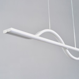 Lampe suspendue élégante en aluminium Art Wave
