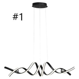 Suspension minimaliste en aluminium Art Plafonnier spirale minimaliste