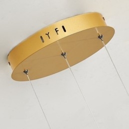 Suspension minimaliste en aluminium Art Plafonnier spirale minimaliste