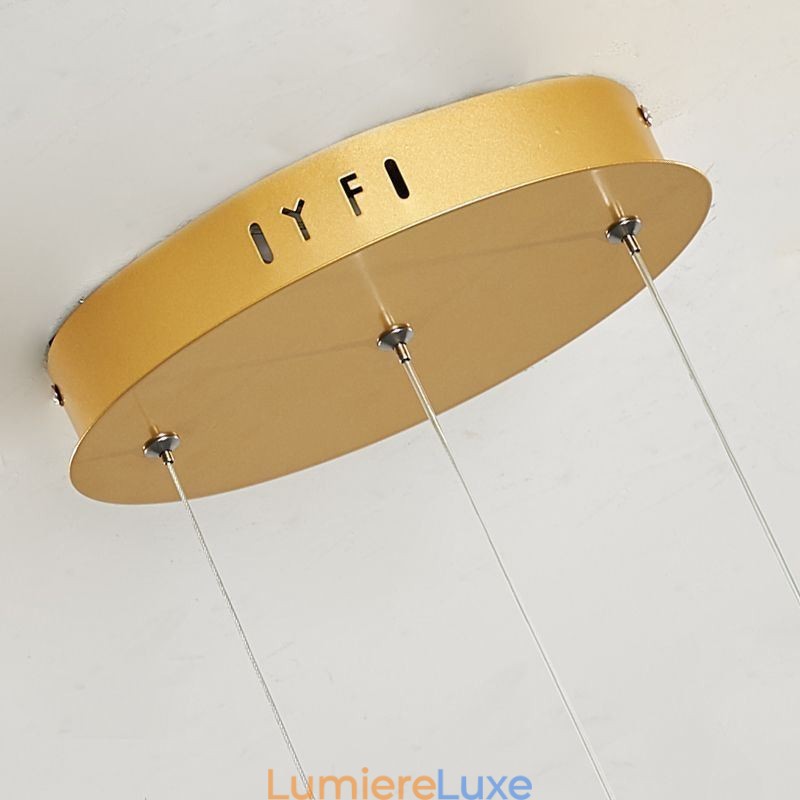 Suspension minimaliste en aluminium Art Plafonnier spirale minimaliste