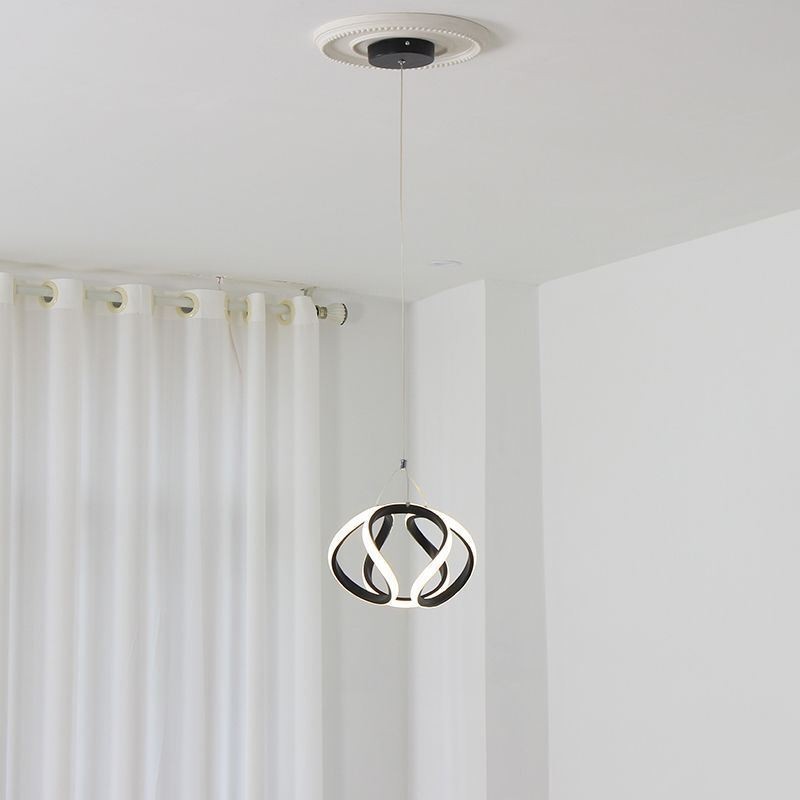 Suspension en aluminium Art Petit plafonnier citrouille
