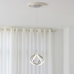 Suspension en aluminium Art Petit plafonnier citrouille