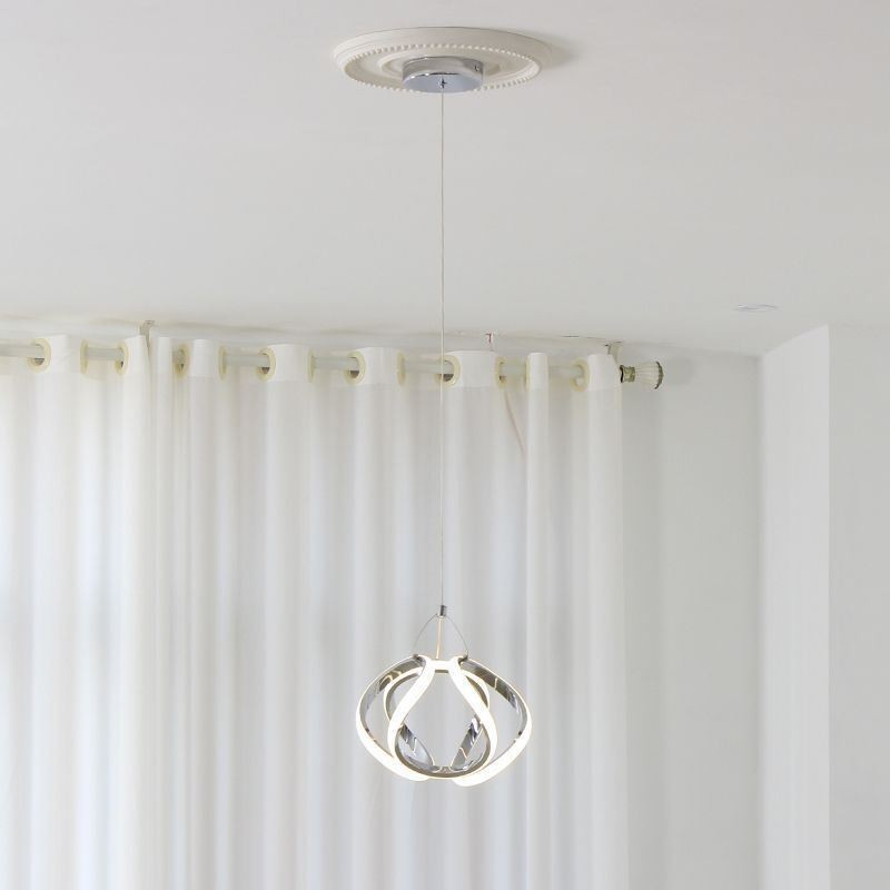 Suspension en aluminium Art Petit plafonnier citrouille