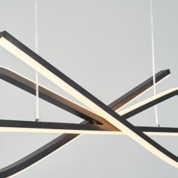 Suspension simple en aluminium avec nœud artistique