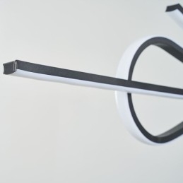 Suspension simple en aluminium avec nœud artistique