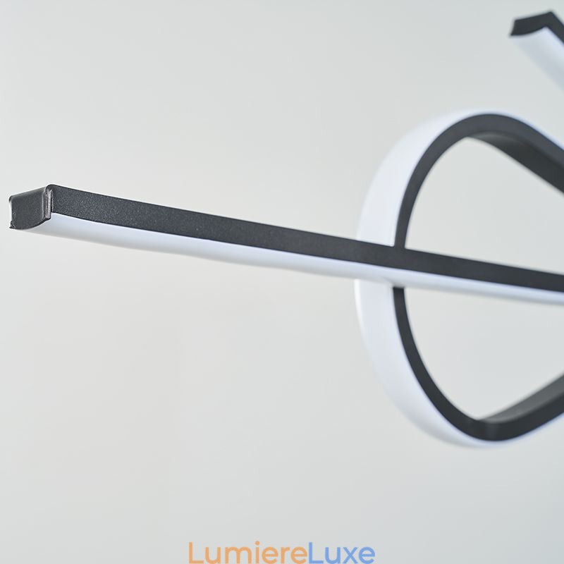 Suspension simple en aluminium avec nœud artistique